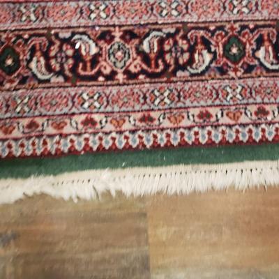 Green and Red Area Rug 9' x 6' (BLR-KD)