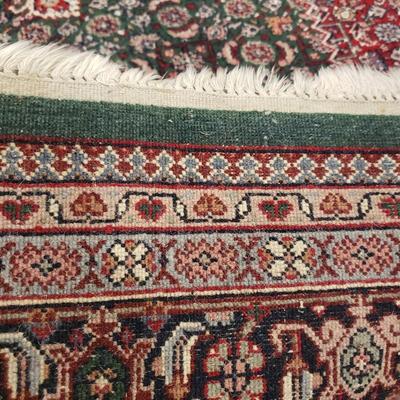 Green and Red Area Rug 9' x 6' (BLR-KD)