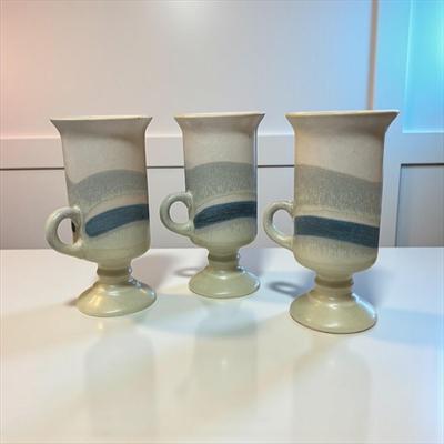 Sale Photo Thumbnail #377: Vintage Otagiri Irish Coffee Mugs  Set of Three.    Stoneware mugs