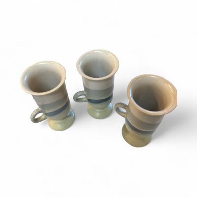 Sale Photo Thumbnail #376: Vintage Otagiri Irish Coffee Mugs  Set of Three.    Stoneware mugs