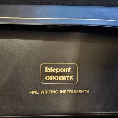 Sale Photo Thumbnail #403: Vintage Chromatic Fine Writing Instruments Pen Set

Will receive all items pictured as is.