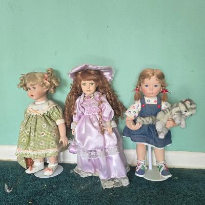 Rare Donna Rupert porcelain dolls