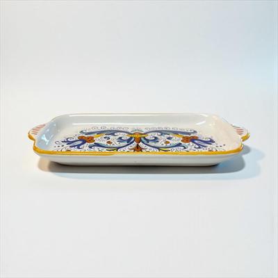 Sale Photo Thumbnail #422: Nova Deruta Ceramica Hand Painted Serving Tray    Made in Italy