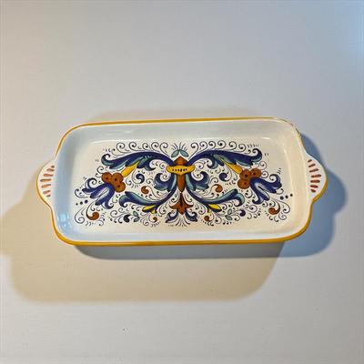 Sale Photo Thumbnail #423: Nova Deruta Ceramica Hand Painted Serving Tray    Made in Italy