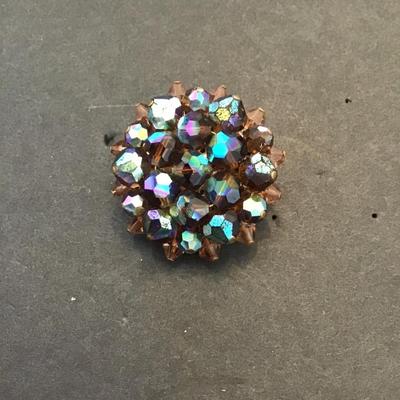 Sale Photo Thumbnail #119: Vintage fashion, statement brooch has some wear blemishes please see attached photos