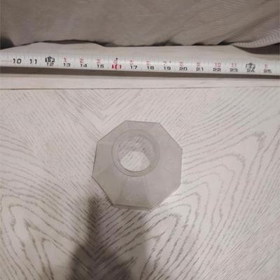 small etched glass lamp shade