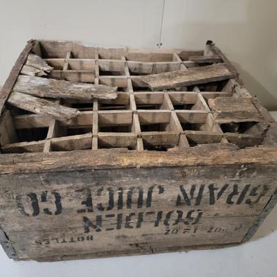 100 year old Golden Grain Juice Co. Crate