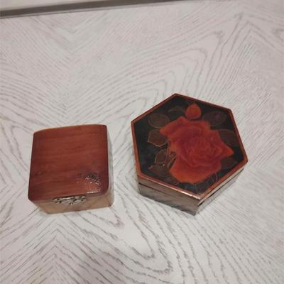 wooden trinket boxes