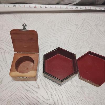 wooden trinket boxes
