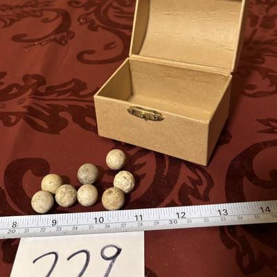 Vintage Clay Marbles