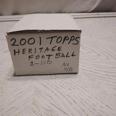 2001 topps football cards