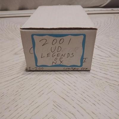 2001 ud legends of ny baseball cards
