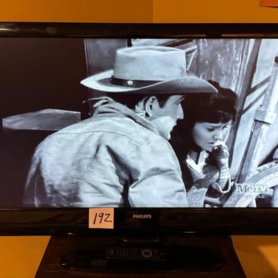 Phillips 42” TV and Remote