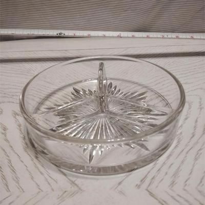 divided glass bowl