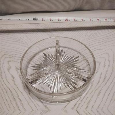 divided glass bowl
