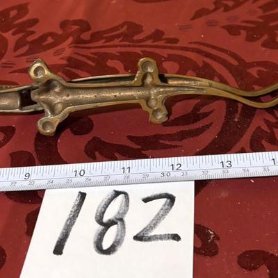 Brass Alligator Nut Cracker