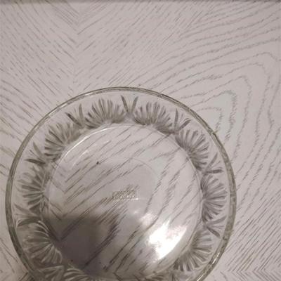 glass bowl with lid