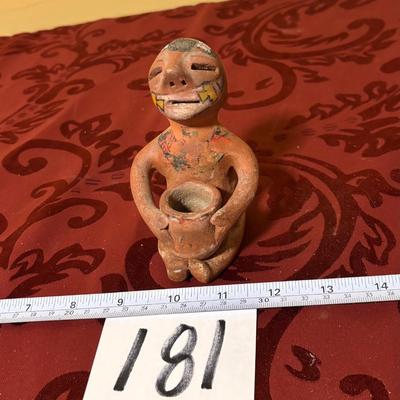 Vintage Pottery Rain God Figure