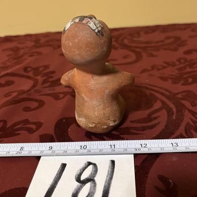Vintage Pottery Rain God Figure