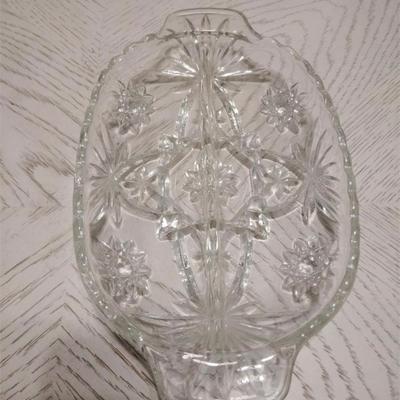 divided glass bowl