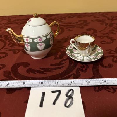 Imperial Porcelain Teapot and Cup