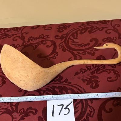 Wooden Swan Ladle