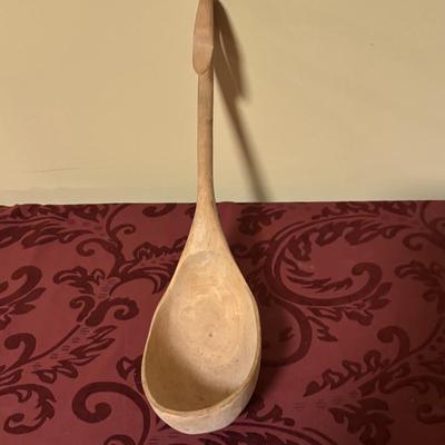 Wooden Swan Ladle