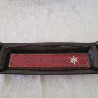 Sale Photo Thumbnail #27: Pillow is 17" x 17", Tray is 11-3/4" long x 3-1/2"
