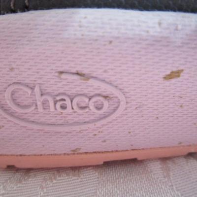 Sale Photo Thumbnail #296: Good condition, Sneakers are size 8-1/2, gray CHACOs are size 8, pink shoes are 8-1/2