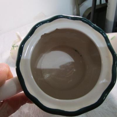 Sale Photo Thumbnail #362: 5-1/4" tall without lid x 6" wide without spout & handle, see pictures