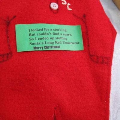 Sale Photo Thumbnail #526: Santa ornament blinks, Santa bag, Santa hat, Christmas Tic-Tac-Toe, Christmas letter opener, 2 turtledoves, wreath hangers, etc., see pictures