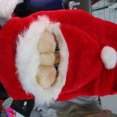 Sale Photo Thumbnail #531: Santa ornament blinks, Santa bag, Santa hat, Christmas Tic-Tac-Toe, Christmas letter opener, 2 turtledoves, wreath hangers, etc., see pictures