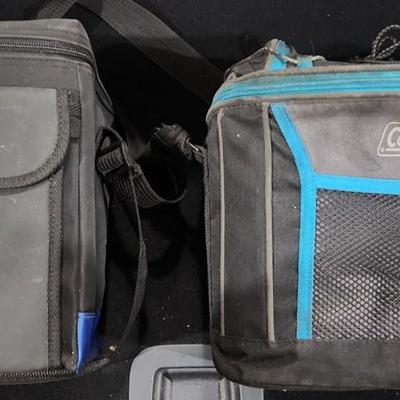 Sale Photo Thumbnail #425: Coleman Soft Cooler Bag Lot Lunch Box Padded Shoulder Strap Insulated

Will receive all items pictured as is