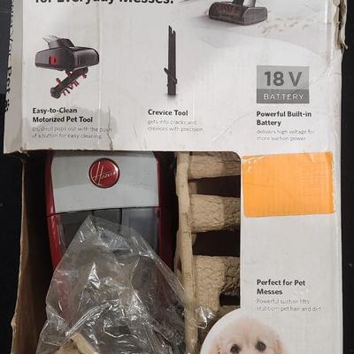 Sale Photo Thumbnail #420: Hoover PowerVac Pet 18v Open Box Cordless | Doesn't to have much use or any.
