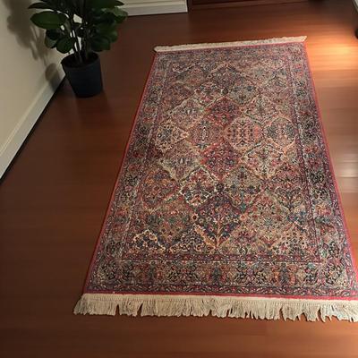 Sale Photo Thumbnail #451: Karastan Multi Color Panel Kirman Rug
Approximately 5'9" X 9'