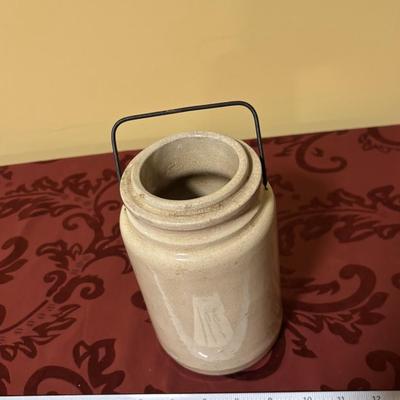 Vintage Stoneware Preserves Jar