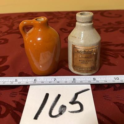 Vintage Small Crock Bottles