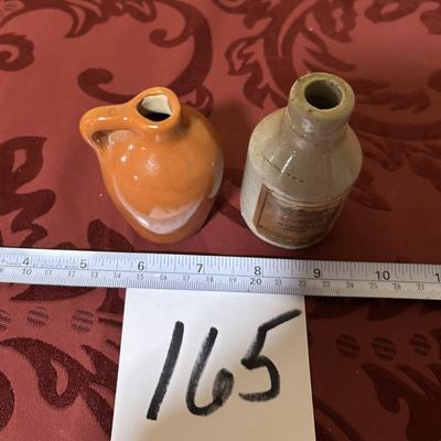 Vintage Small Crock Bottles