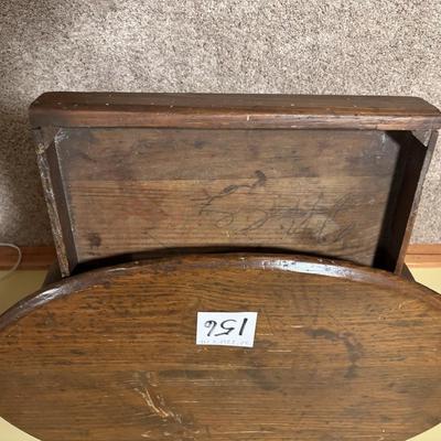 Vintage Oval Side Table