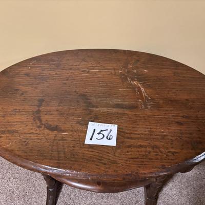 Vintage Oval Side Table