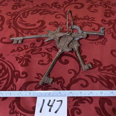 Large Decor Key Ring