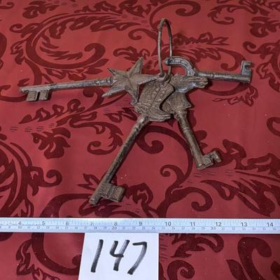 Large Decor Key Ring