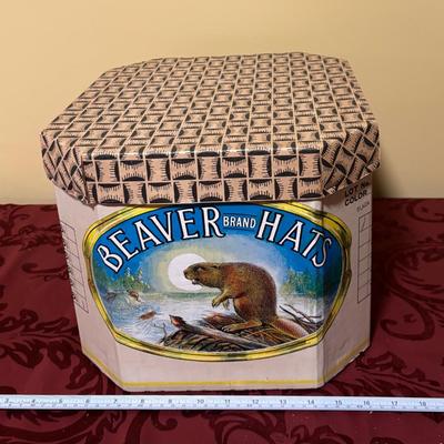 Beaver Hat Box