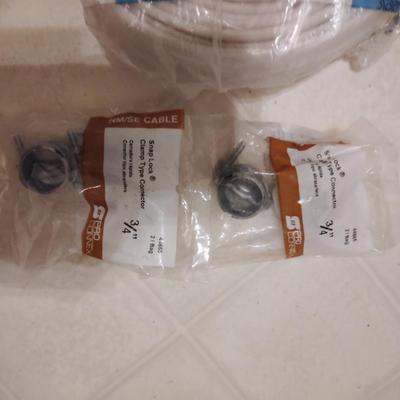 wiring wire and clamps