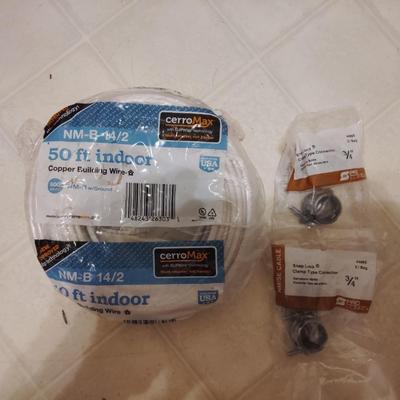 wiring wire and clamps