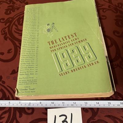 1939 Sear, Roebuck Catalog