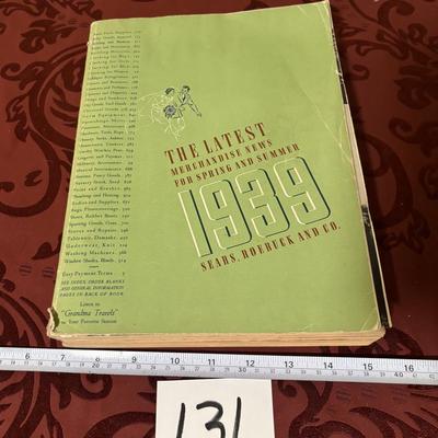 1939 Sear, Roebuck Catalog