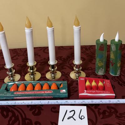 Christmas Candle Lot