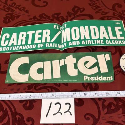Vintage Carter Election Lot