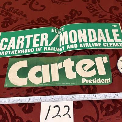 Vintage Carter Election Lot